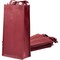 Wine Bag with Handles for Gifts, Dinner Parties, Burgundy Carrying Tote (10 Pack)